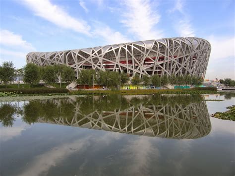 estadio nacional de pekín nido de pájaro :